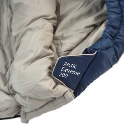 Alvivo Arctic Extreme 200 Sac de couchage, bleu -Sacs de couchage Soldes alvivo arctic extreme 200 sleeping bag blau grau 4