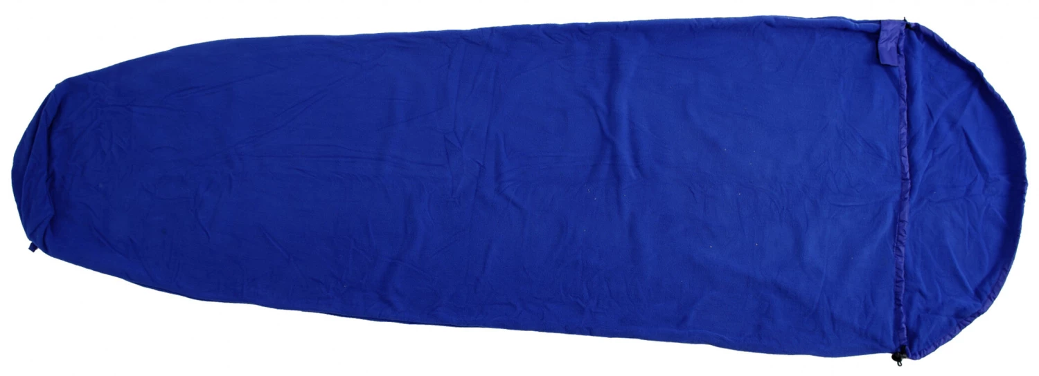 Basic Nature Drap de sac de couchage en polaire, bleu 3 Basic Nature Drap de sac de couchage en polaire, bleu