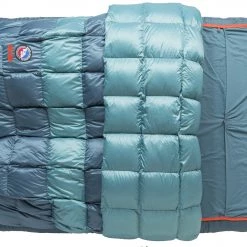 Big Agnes Camp Robber Bedroll 50" Double large, bleu -Sacs de couchage Soldes big agnes camp robber bedroll 50 double wide tapestry teal 4