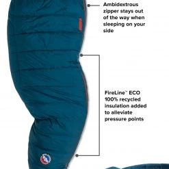 Big Agnes Sidewinder SL 35 Sac de couchage Regular, bleu -Sacs de couchage Soldes big agnes sidewinder sl 35 sleeping bag regular legion blue tapestry 4