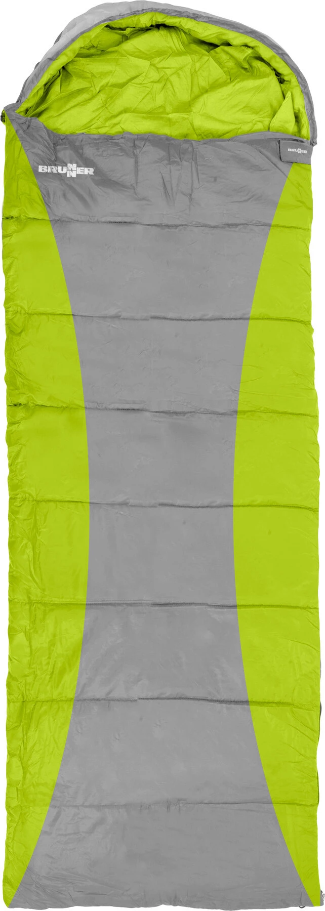 Brunner Camper Outdoor Sac de couchage rectangulaire, gris/vert 3 Brunner Camper Outdoor Sac de couchage rectangulaire, gris/vert