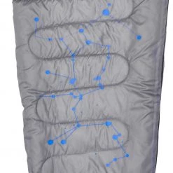 CAMPZ Astro Sac de couchage Enfant, gris/rose