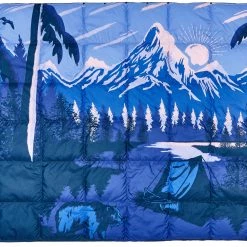 CAMPZ Blanket Down Comfort, bleu