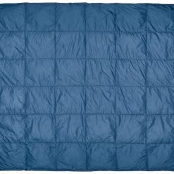 CAMPZ Blanket Down Comfort, bleu -Sacs de couchage Soldes campz hooded down blanket 137x203cm blue 3