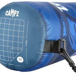 CAMPZ Blanket Down Comfort, bleu -Sacs de couchage Soldes campz hooded down blanket 137x203cm blue 6