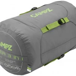CAMPZ Surfer 3in1 Sac de couchage, gris/vert -Sacs de couchage Soldes campz surfer 3in1 sleeping bag anthracite green 5