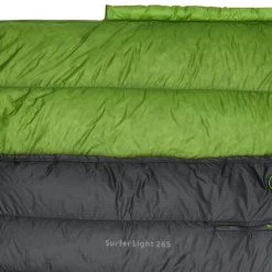CAMPZ Surfer light 265 Down Sac de couchage, gris/vert -Sacs de couchage Soldes campz surfer light 265 down schlafsack anthracite green 4