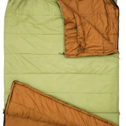 CAMPZ Surfer Pro 1200 Sac de couchage Duo, olive/marron -Sacs de couchage Soldes campz surfer pro 1200 schlafsack duo olive brown 6