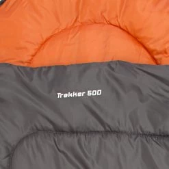 CAMPZ Trekker 500 Sac de couchage, gris 7 CAMPZ Trekker 500 Sac de couchage, gris -Sacs de couchage Soldes campz trekker 500 schlafsack anthrazit orange 3