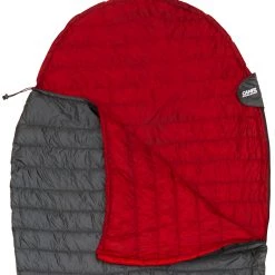 CAMPZ Trekker light 117 Down Sac de couchage, gris/rouge -Sacs de couchage Soldes campz trekker light 117 down sleeping bag anthracite red 3