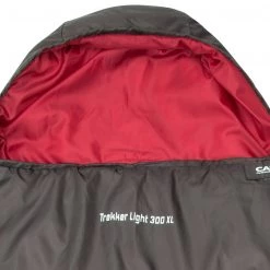 CAMPZ Trekker Light 300 XL Sac de couchage, gris/rouge -Sacs de couchage Soldes campz trekker light 300 xl schlafsack anthrazit rot 4
