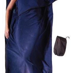 Cocoon Blanket/Sleeping Bag Microfleece, bleu