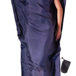 Cocoon MummyLiner Ripstop Soie, bleu