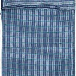 Cocoon TravelSheet-Coupler Soie, bleu/turquoise -Sacs de couchage Soldes cocoon travelsheet coupler inlet silk checked silk 2