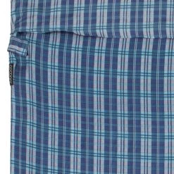Cocoon TravelSheet-Coupler Soie, bleu/turquoise -Sacs de couchage Soldes cocoon travelsheet coupler inlet silk checked silk 4