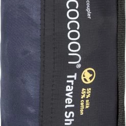 Cocoon TravelSheet-Coupler Coton soie, bleu -Sacs de couchage Soldes cocoon travelsheet coupler inlet silk cotton tuareg 5 1