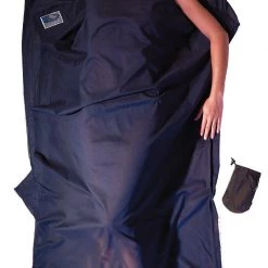 Cocoon TravelSheet Coton égyptien, bleu/Bleu pétrole