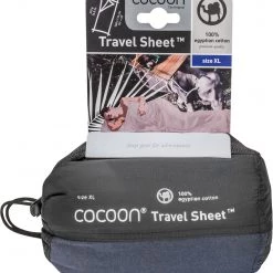 Cocoon TravelSheet Coton égyptien XL, bleu -Sacs de couchage Soldes cocoon travelsheet egyptian cotton x large tuareg 2