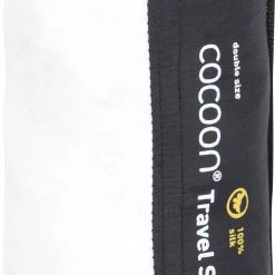 Cocoon TravelSheet Soie double, blanc -Sacs de couchage Soldes cocoon travelsheet inlet doublesize silk natural silk 5