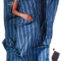 Cocoon TravelSheet soie, bleu