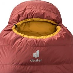Deuter Astro 300 Sleeping Bag Long, rouge -Sacs de couchage Soldes deuter astro 300 sleeping bag long redwood curry 3