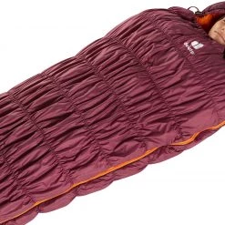 Deuter Exosphere -6° SL Sac de couchage Femme, rouge/orange -Sacs de couchage Soldes deuter exosphere 6 sl sleeping bag women maron mango 5