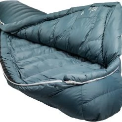 Grüezi-Bag Biopod Down Hybrid Ice Cold 190 Sac de couchage, bleu -Sacs de couchage Soldes grueezi bag biopod down hybrid ice cold 190 sleeping bag platin grey 5