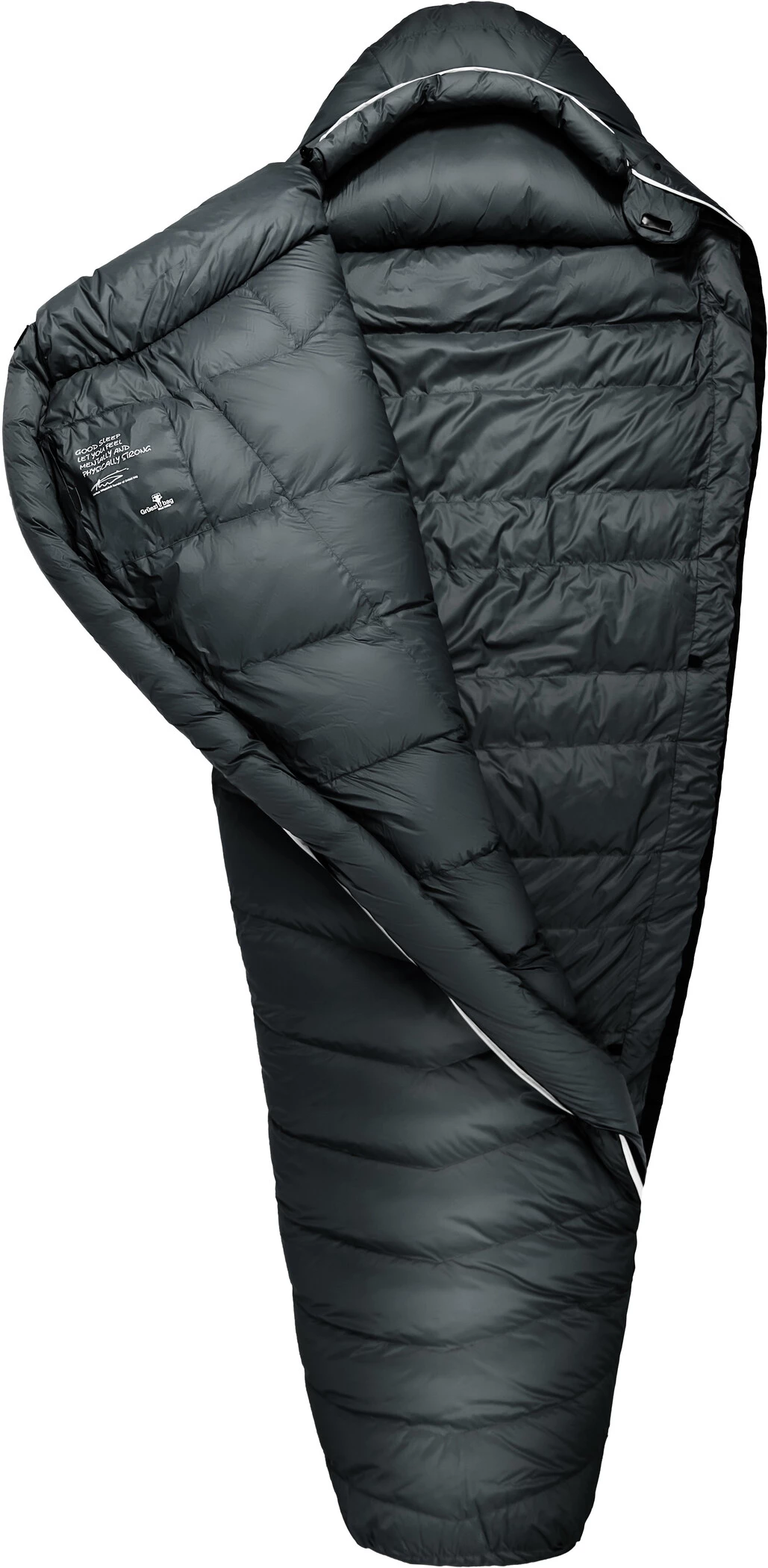 Grüezi-Bag Biopod Down Hybrid Ice Extreme 190 Sac de couchage Large, noir 5 Grüezi-Bag Biopod Down Hybrid Ice Extreme 190 Sac de couchage Large, noir – Image 3