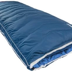 Grüezi-Bag Biopod DownWool Hybrid Cotton Comfort Sleeping Bag, bleu