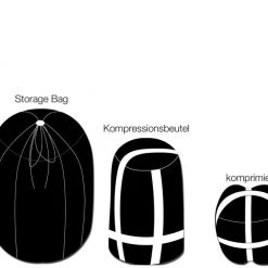 Grüezi-Bag Biopod DownWool Hybrid Cotton Comfort Sleeping Bag, bleu -Sacs de couchage Soldes grueezi bag biopod downwool hybrid cotton comfort sleeping bag night blue 6