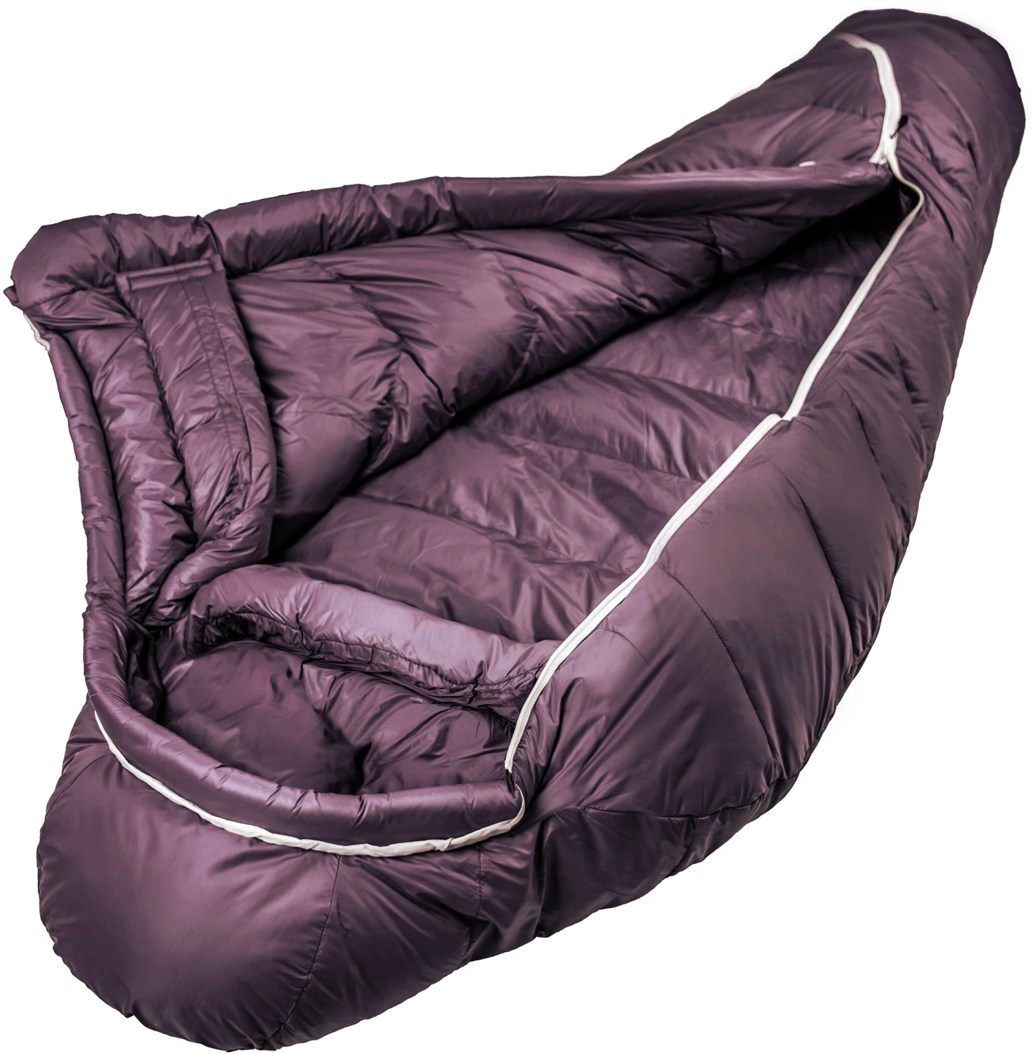 Grüezi-Bag Biopod DownWool Subzero 175 Sac de couchage, violet 6 Grüezi-Bag Biopod DownWool Subzero 175 Sac de couchage, violet – Image 4