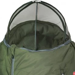Grüezi-Bag Biopod Wolle Survival XXL Sac de couchage large, olive -Sacs de couchage Soldes grueezi bag biopod wolle survival xxl sleeping bag wide greenery 6