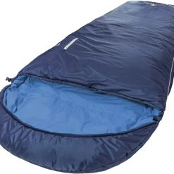 Grüezi-Bag Biopod Wool Goas Cotton Comfort Sleeping Bag, bleu -Sacs de couchage Soldes grueezi bag biopod wool goas cotton comfort sleeping bag night blue 2
