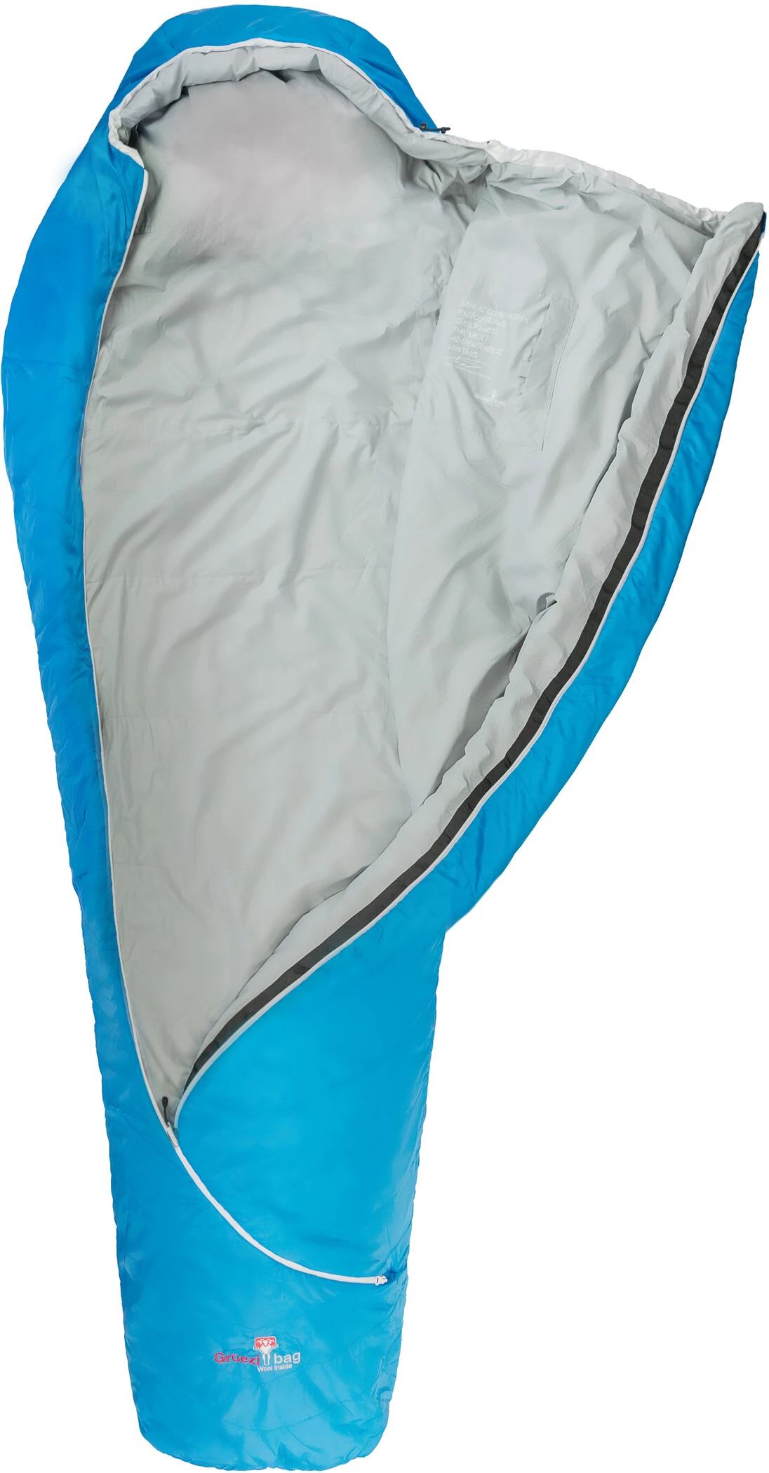 Grüezi-Bag Biopod Wool Plus Sac de couchage, bleu 4 Grüezi-Bag Biopod Wool Plus Sac de couchage, bleu – Image 2
