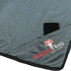 Grüezi-Bag WellhealthBlanket Wool Home, rouge/marron -Sacs de couchage Soldes grueezi bag wellhealthblanket wool home sleeping bag chocolate smoky blue 5