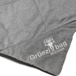 Grüezi-Bag WellhealthBlanket Wool Sac de couchage, gris -Sacs de couchage Soldes grueezi bag wellhealthblanket wool sleeping bag grey melange 5