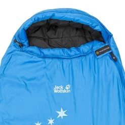 Jack Wolfskin Grow Up Star Sac de couchage Enfant, bleu -Sacs de couchage Soldes jack wolfskin grow up star sleeping bag kids electric blue 4