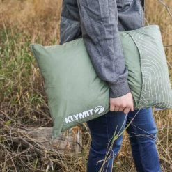 Klymit Drift Car Camp Pillow Large, olive -Sacs de couchage Soldes klymit drift car camp pillow large green 6
