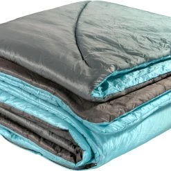 Klymit Horizon Couverture de Backpacking, turquoise/gris -Sacs de couchage Soldes klymit horizon backpacking blanket blue 3