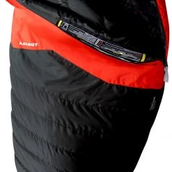Mammut Nordic Down 3-Season Sac de couchage 195cm, noir/rouge -Sacs de couchage Soldes mammut nordic down 3 season sleeping bag 195cm graphite fire 4