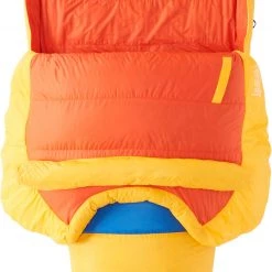Marmot Never Summer Sac de couchage Long, jaune/rouge -Sacs de couchage Soldes marmot never summer sleeping bag long solar red sun 3