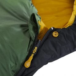 Nordisk Gormsson +10° Curve Sac de couchage XL, noir/vert -Sacs de couchage Soldes nordisk gormsson 10 curve sleeping bag xl artichoke green mustard yellow black 5
