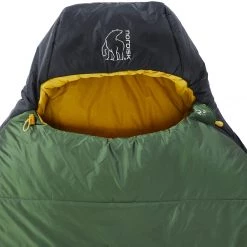 Nordisk Gormsson -2° Egg Sac de couchage L, noir/vert -Sacs de couchage Soldes nordisk gormsson 2 egg sleeping bag l artichoke green mustard yellow black 5