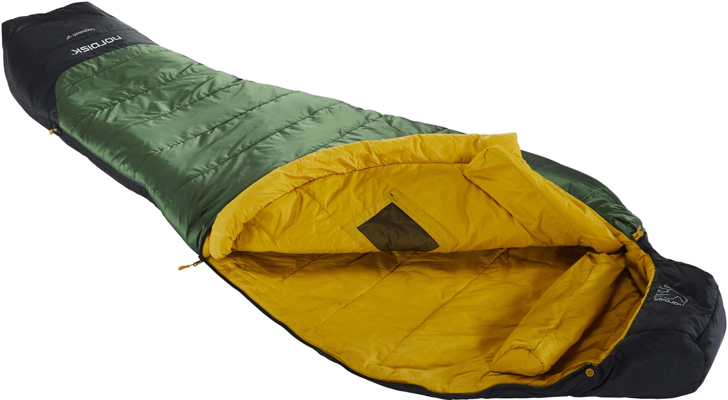 Nordisk Gormsson -2° Mummy Sac de couchage M, noir/vert 5 Nordisk Gormsson -2° Mummy Sac de couchage M, noir/vert – Image 3