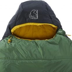 Nordisk Gormsson +4° Curve Sac de couchage M, noir/vert -Sacs de couchage Soldes nordisk gormsson 4 curve sleeping bag m artichoke green mustard yellow black 4