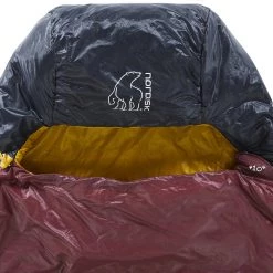 Nordisk Oscar +10° Curve Sac de couchage L, noir/rouge -Sacs de couchage Soldes nordisk oscar 10 curve sleeping bag l rio red mustard yellow black 5