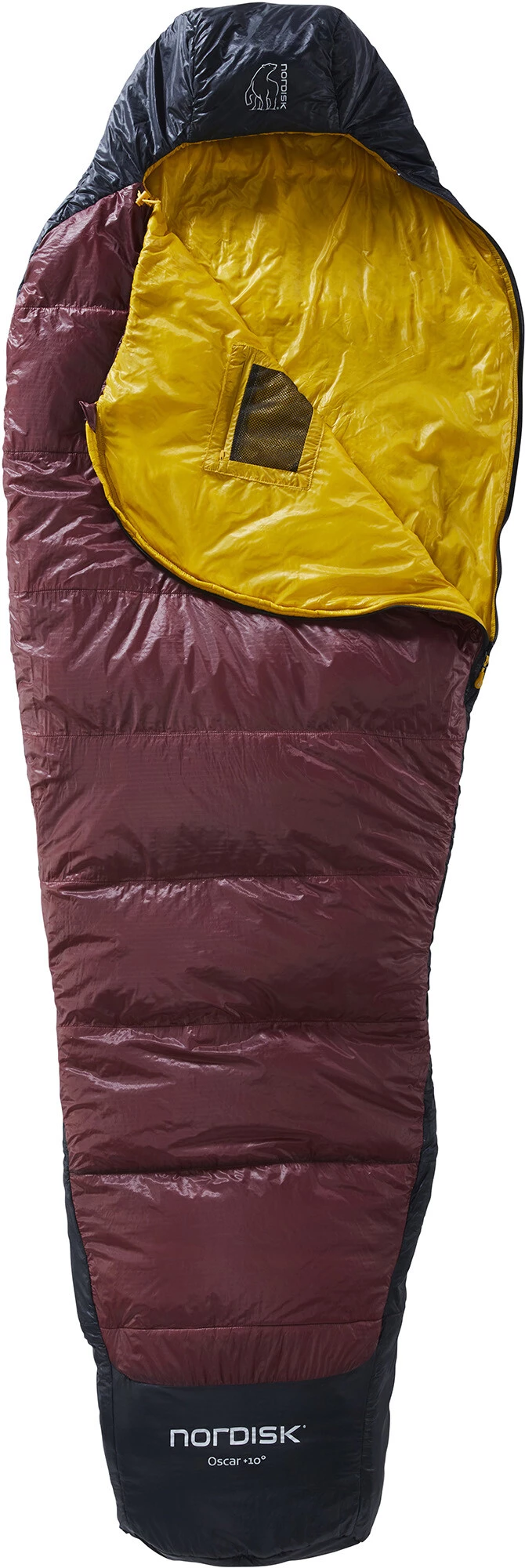 Nordisk Oscar +10° Mummy Sac de couchage M, noir/rouge 4 Nordisk Oscar +10° Mummy Sac de couchage M, noir/rouge – Image 2