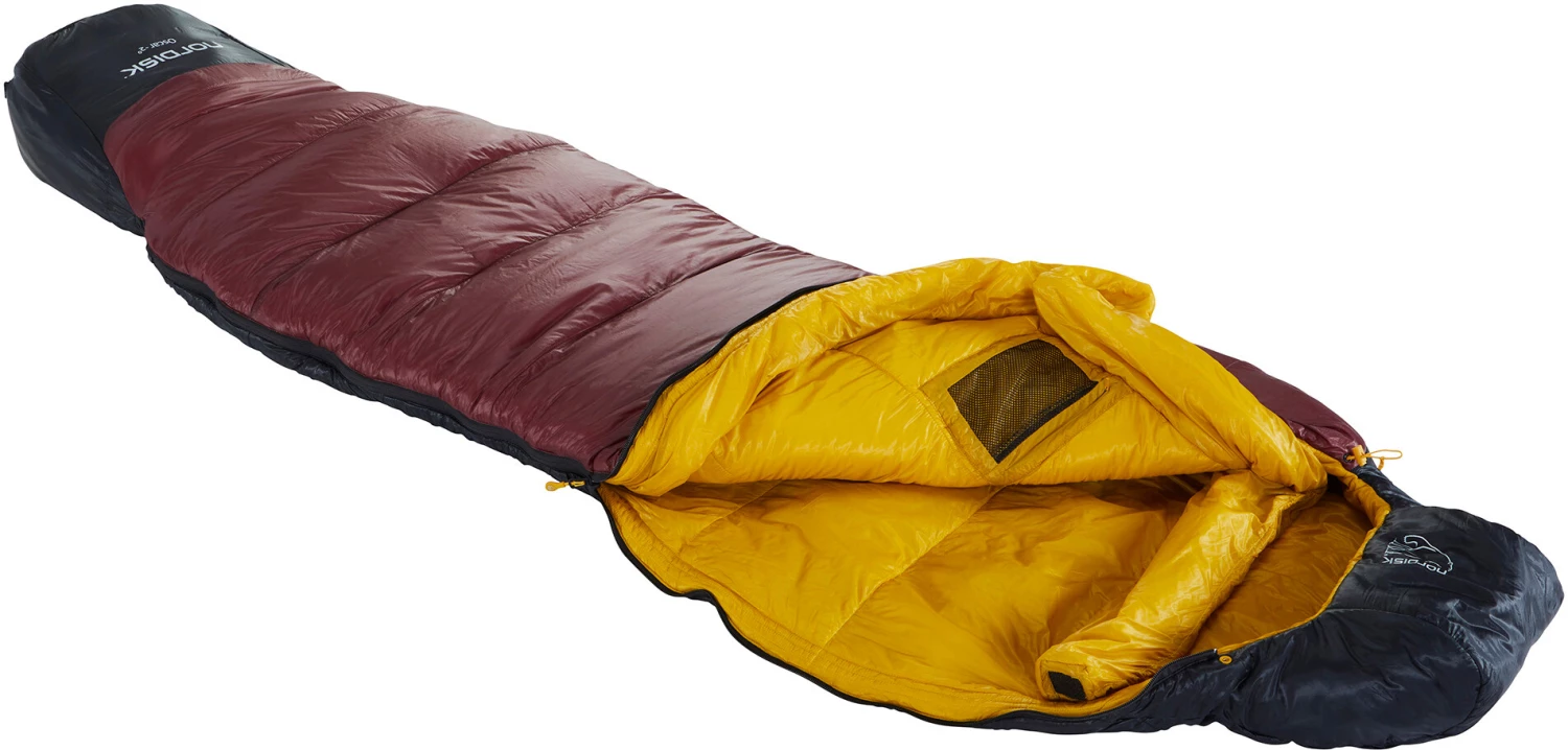 Nordisk Oscar -2° Curve Sac de couchage XL, noir/rouge 5 Nordisk Oscar -2° Curve Sac de couchage XL, noir/rouge – Image 3