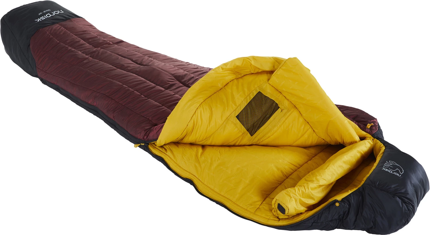 Nordisk Oscar -20° Mummy Sac de couchage XL, noir/rouge 5 Nordisk Oscar -20° Mummy Sac de couchage XL, noir/rouge – Image 3