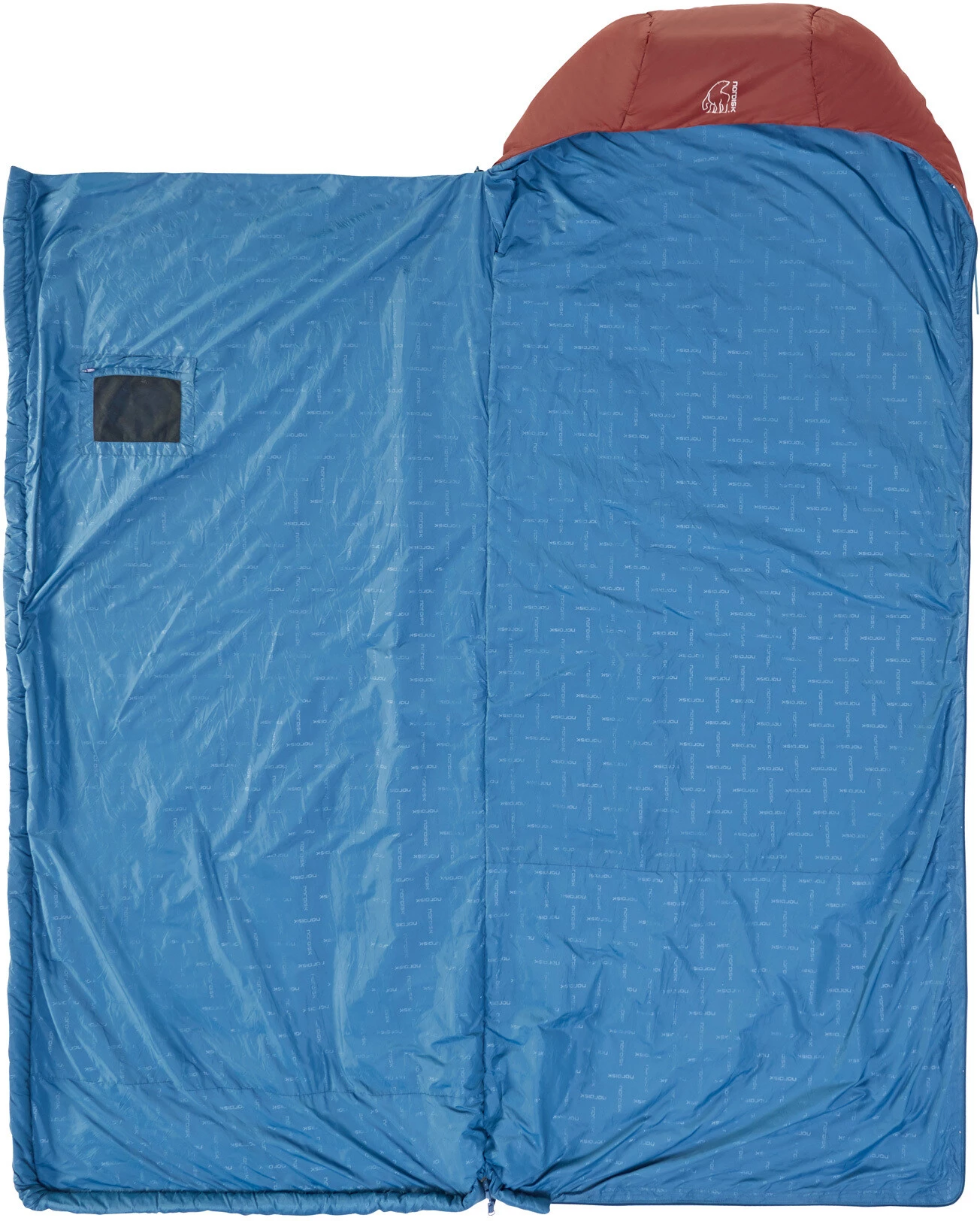 Nordisk Puk +10 Blanket Sac de couchage L, rouge/bleu 6 Nordisk Puk +10 Blanket Sac de couchage L, rouge/bleu – Image 4